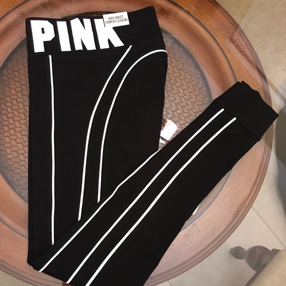❤️Pink Cotton High Waist Campus Leggings ❤️ - Picture 4 of 6